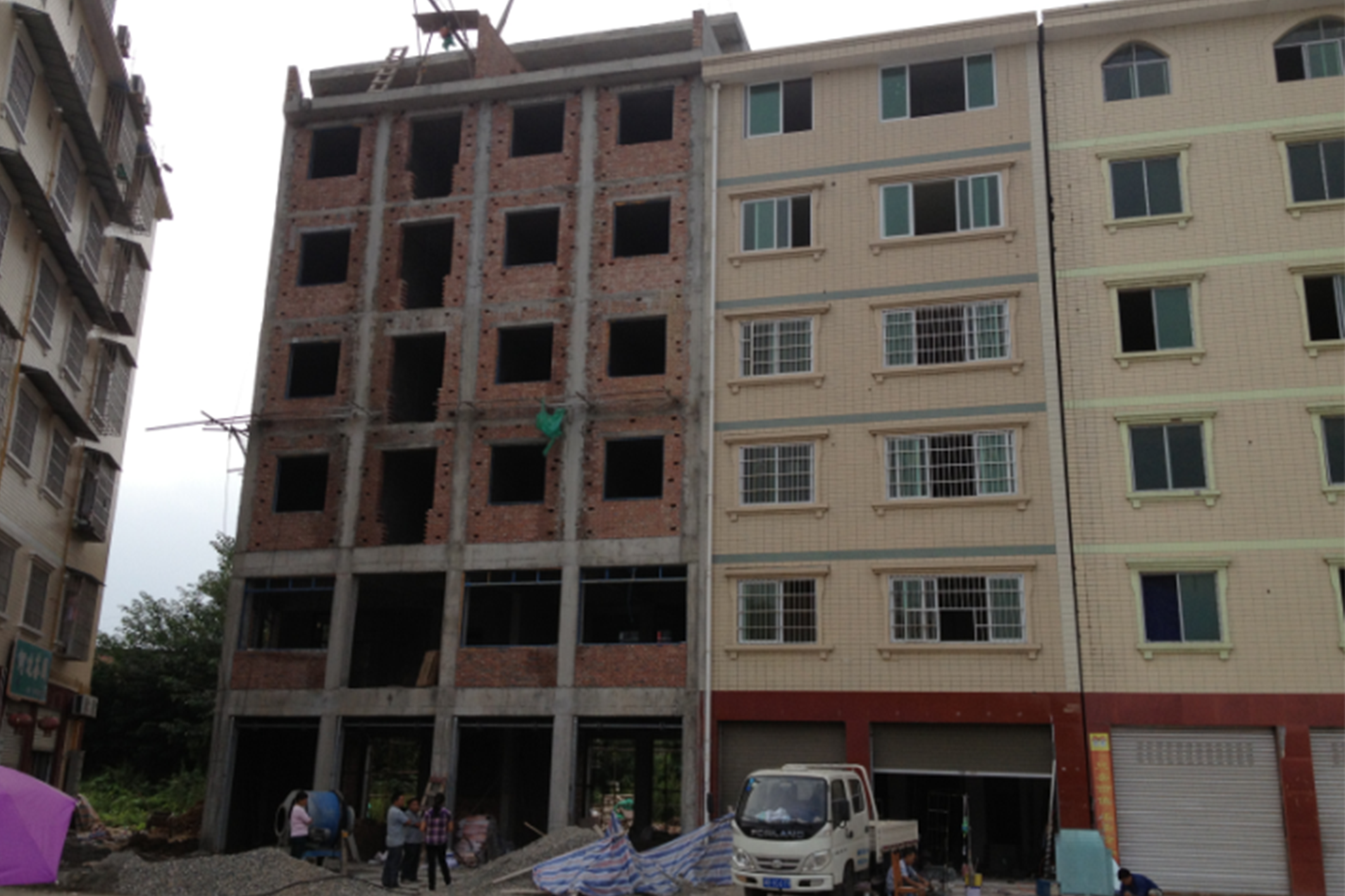 粵北地區某商住樓結構加固設計基礎加固糾偏工程