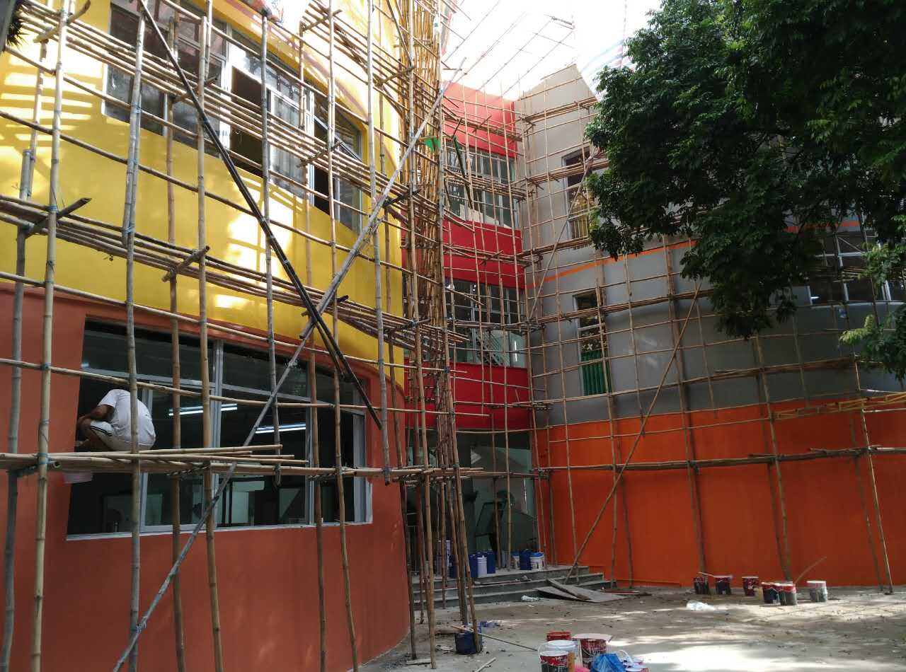 中大附屬某實驗小學天麵、外牆、衛生間防水補漏工程