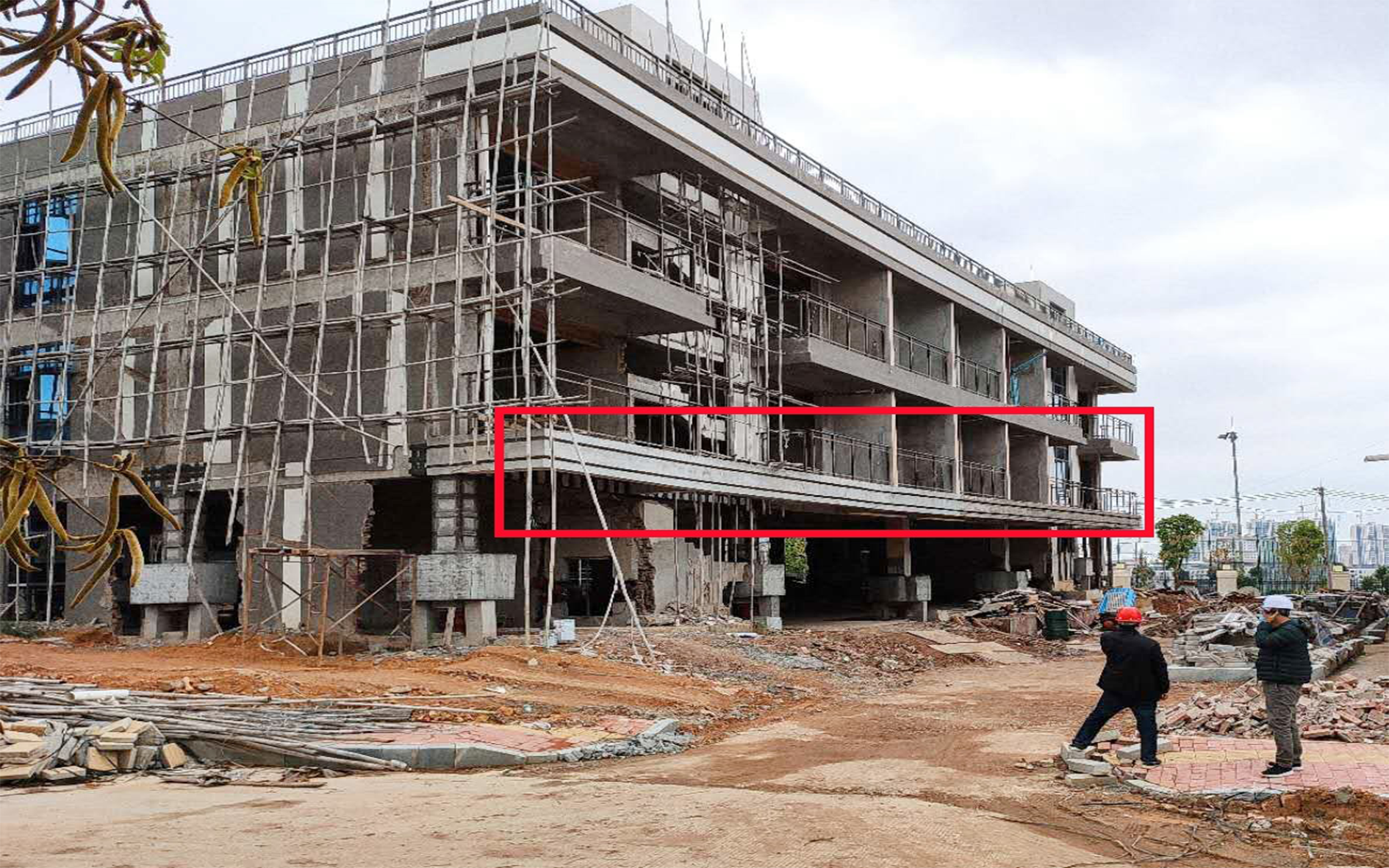 梅州市某地產項目宿舍樓結構加固設計基礎加固及頂升工程