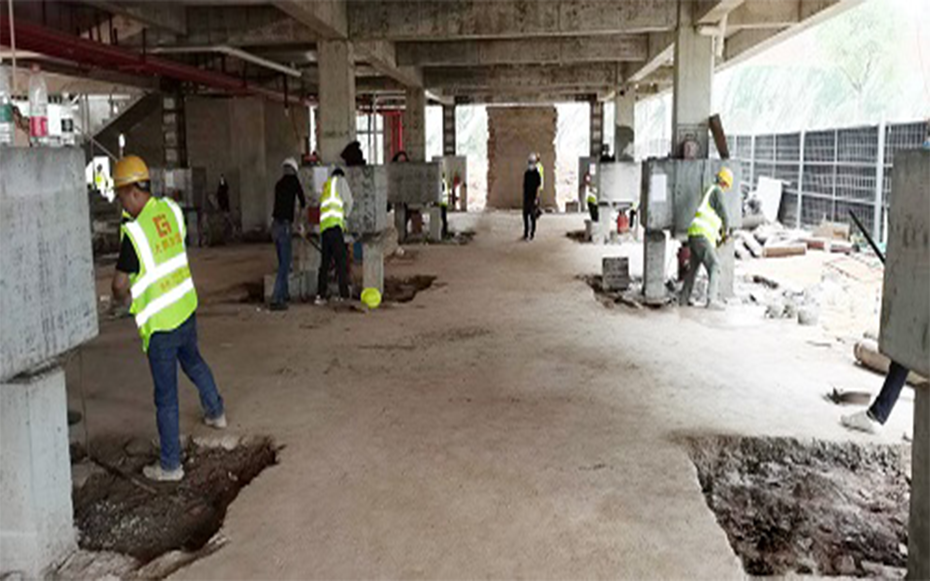 梅州市某地產項目宿舍樓結構加固設計基礎加固及頂升工程