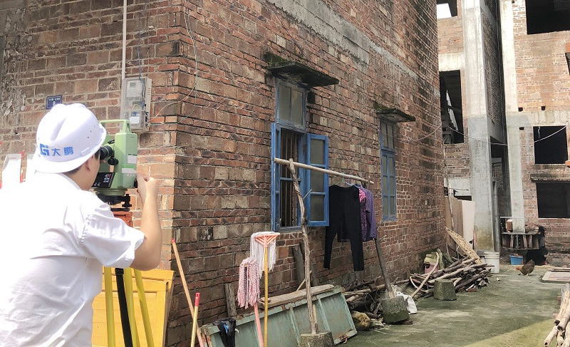 清遠市英德民房加固頂升糾偏工程