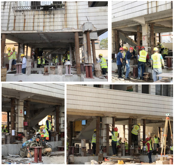 “增高”不是夢，大鵬加固承接的新科加油站頂升工程順利完成頂升